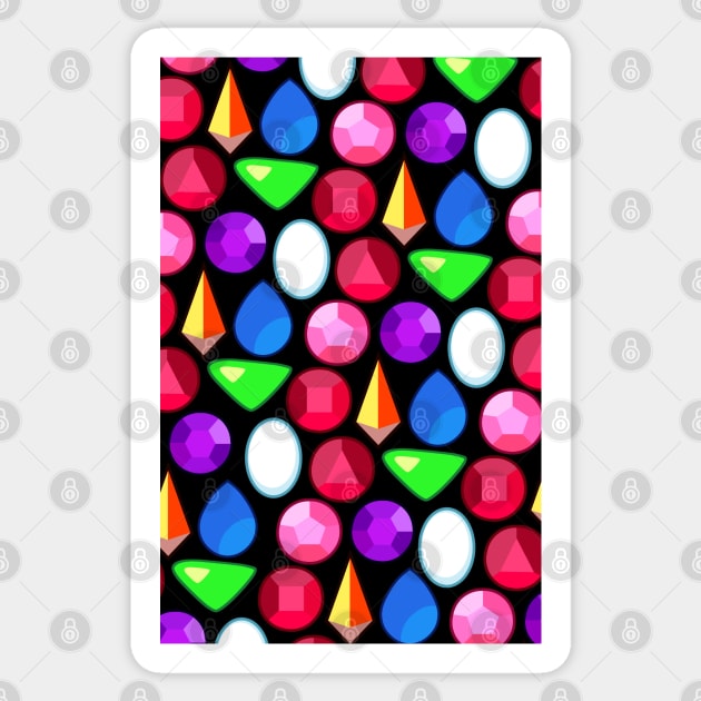 Gem Pattern Sticker by SigmaEnigma